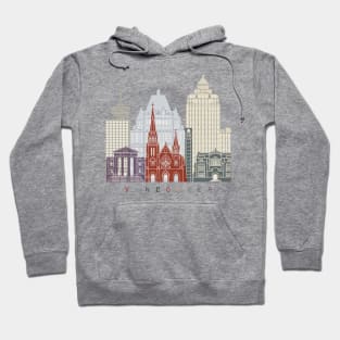 Vancouver V2 skyline poster Hoodie